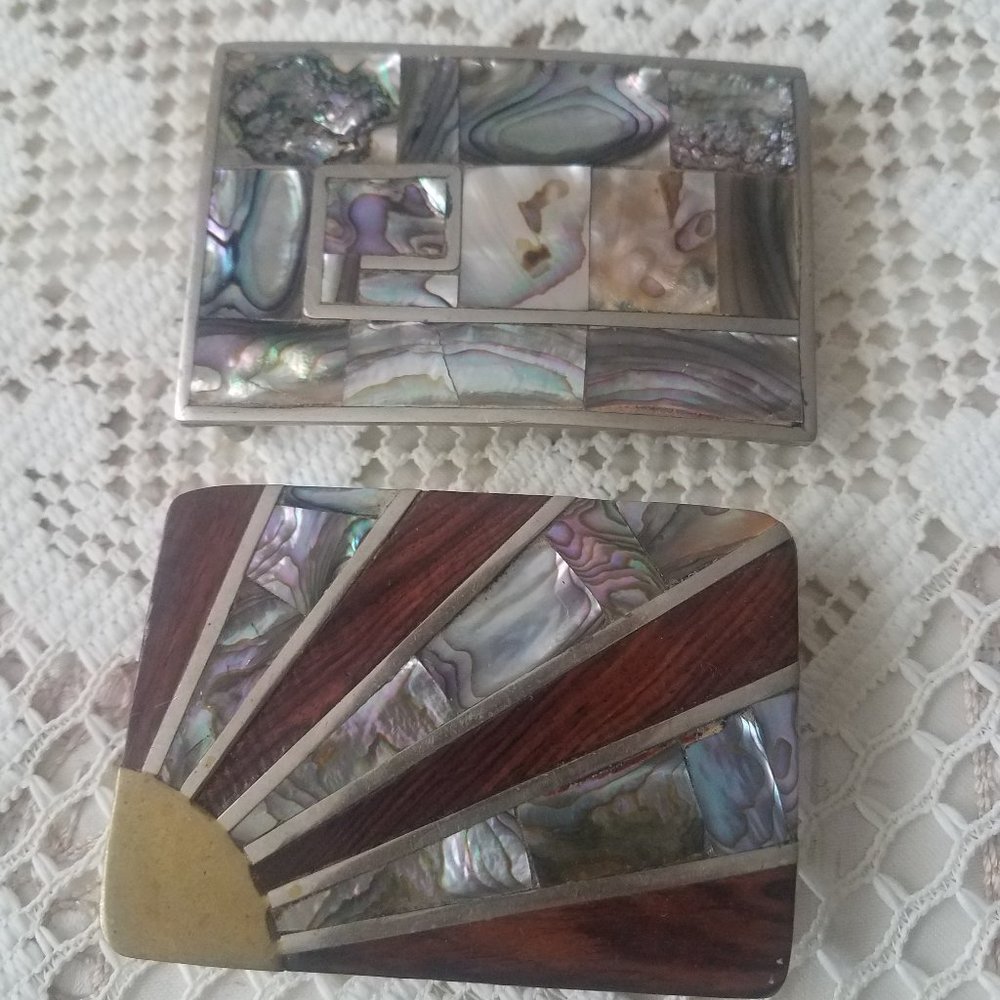 Silver Made in Mexico Belt Buckles